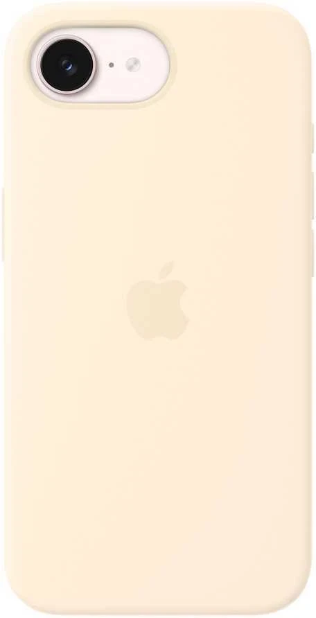 Apple iPhone 17e Silicone Case with MagSafe – Vanilla - MHWG4ZM/A