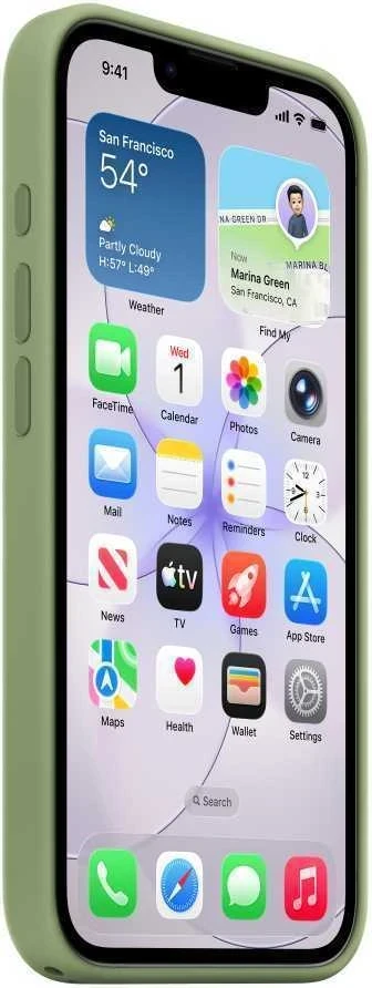 Apple iPhone 17e Silicone Case with MagSafe - Light Moss - MHWF4ZM/A