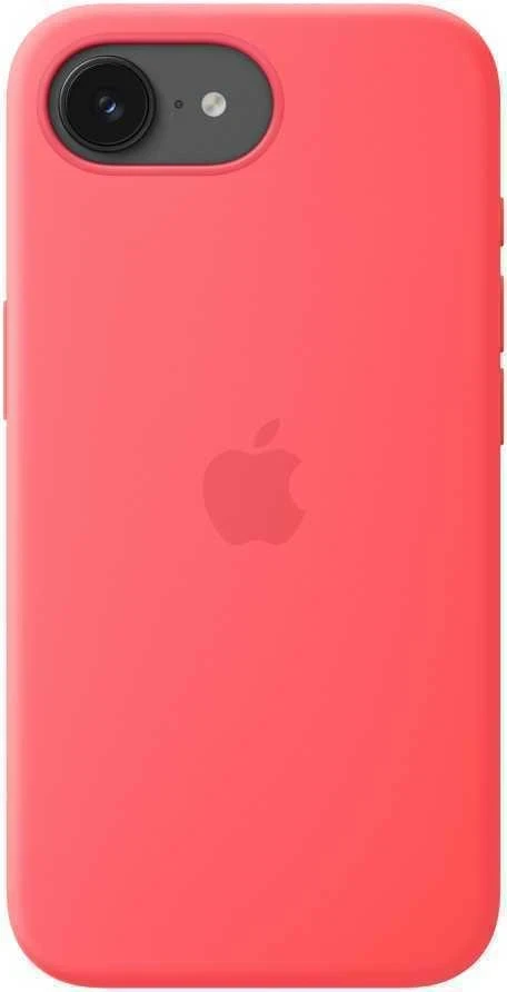 Apple iPhone 17e Silicone Case with MagSafe – Bright Guava - MHWH4ZM/A
