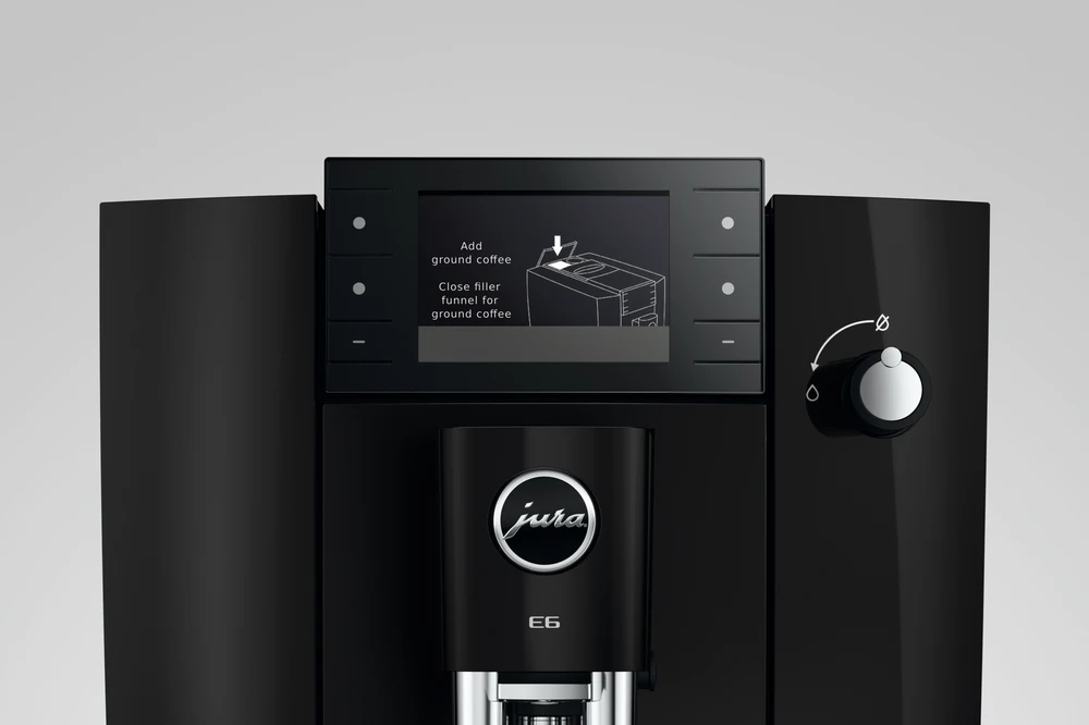Kavos apratas JURA E6 Piano Black (ED)