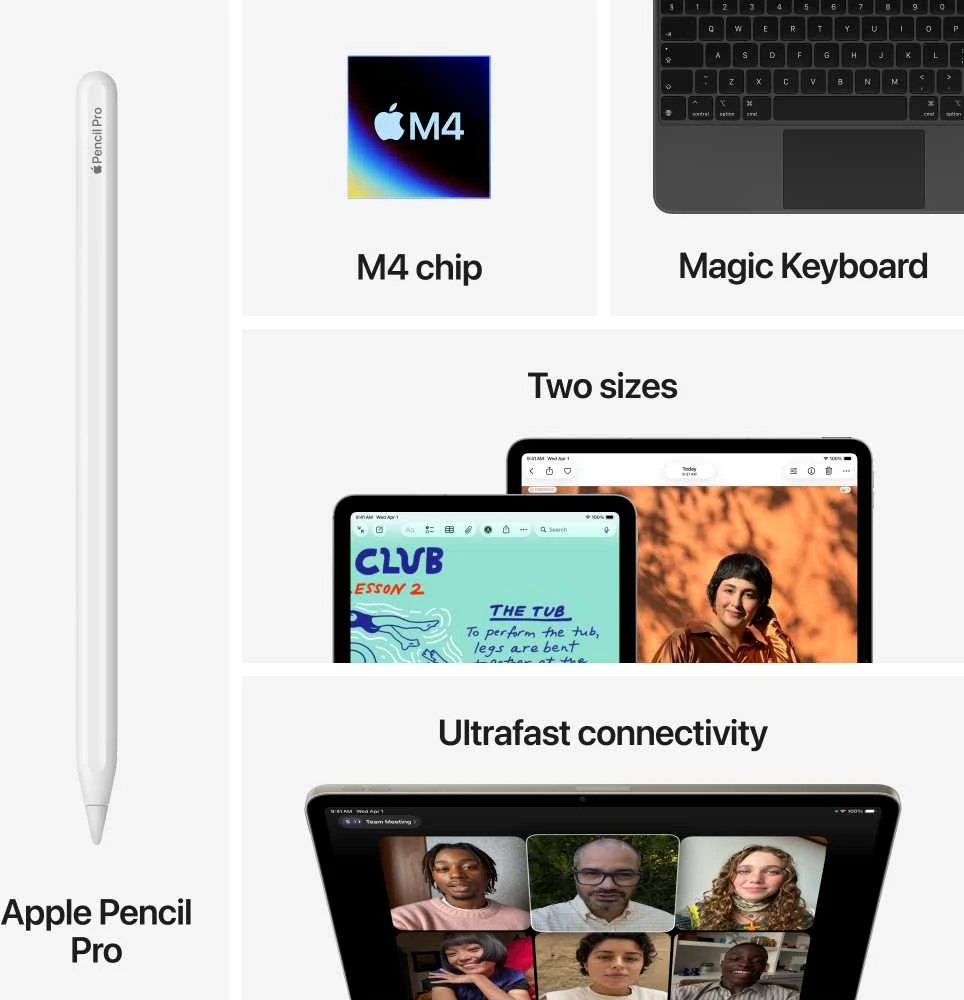 Apple iPad Air 11" M4 Wi-Fi 256GB - Starlight - MH374HC/A