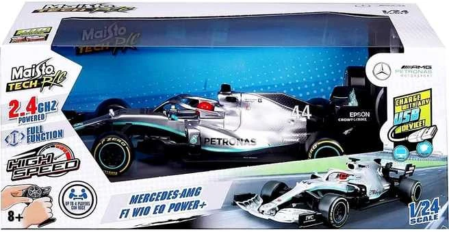 MAISTO TECH 1:24 RC automodelis F1 Mercedes AMG W10, 82352