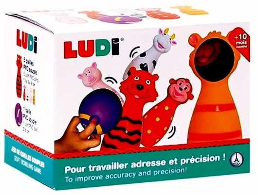 LUDI boulingo rinkinys, gyvūnai
