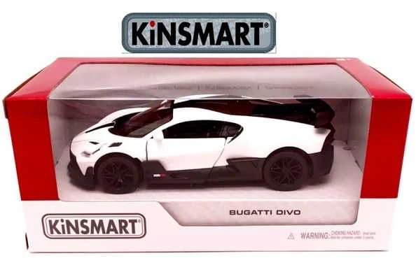 KiNSMART automobilis, Bugatti Divo, baltas