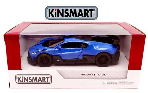KiNSMART automobilis, Bugatti Divo, mėlynas