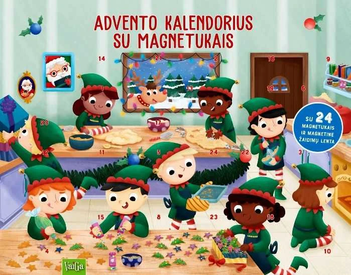 Dėlionė Advento Kalendorius su magnetukais