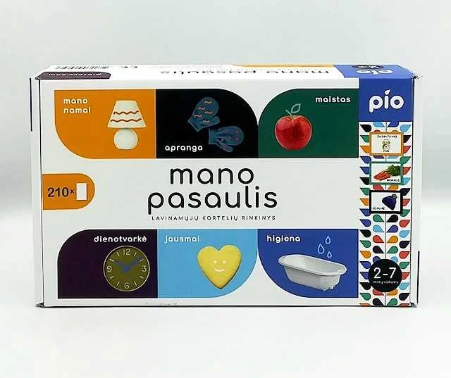 PIO Lavinamųjų kortelių rinkinys Mano pasaulis, Z-00024