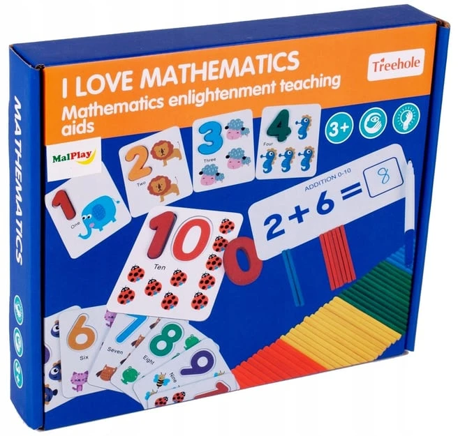 Malplay Lavinamasis medinis matematikos mokymosi rinkinys