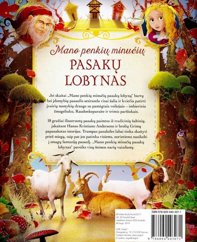 KNYGA "Mano penkių minučių pasakų lobynas"
