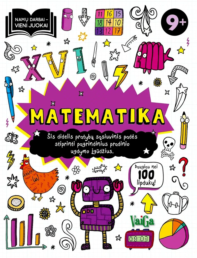 KNYGA Matematika 9+ . Namų darbai - vieni juokai