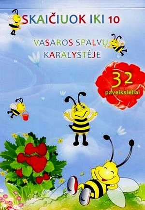Dėlionė PIO Spalvinimo knygelė Skaičiuok iki 10