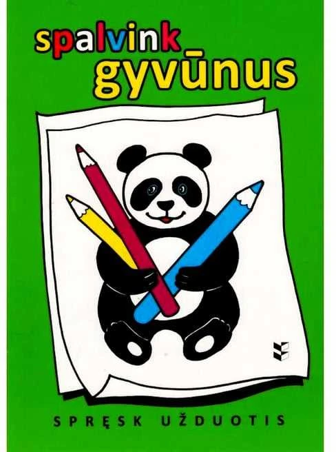 KNYGA Spalvink gyvūnus