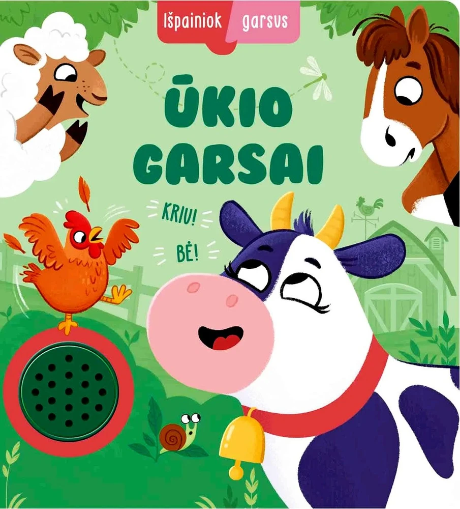KNYGA Ūkio garsai. Išpainiok garsus