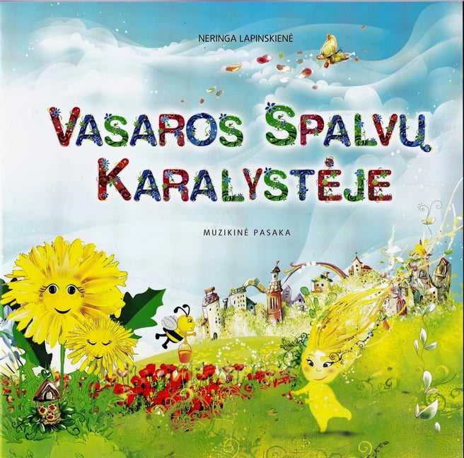 KNYGA PIO Muzikinė pasaka VASAROS SPALVŲ KARALYSTĖJE su CD