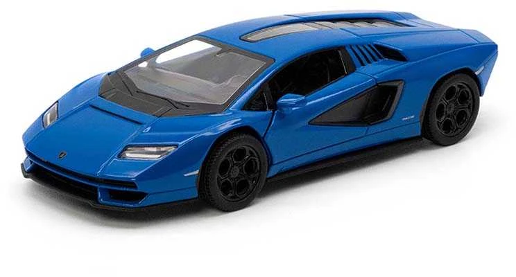 KiNSMART automobilis, Lamborghini Countach LPI 800-4, mėlynas