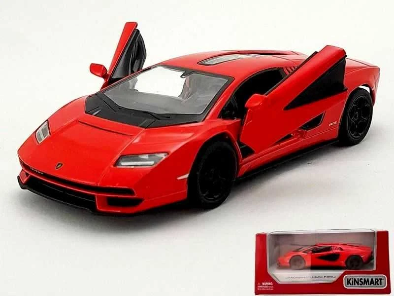 KiNSMART automobilis, Lamborghini Countach LPI 800-4, raudonas