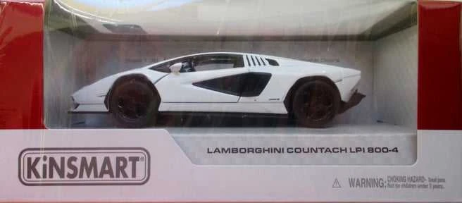 KiNSMART automobilis, Lamborghini Countach LPI 800-4, baltas