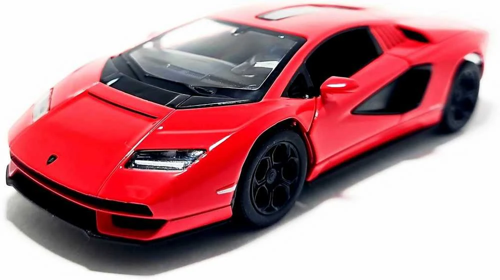 KiNSMART automobilis, Lamborghini Countach LPI 800-4, raudonas