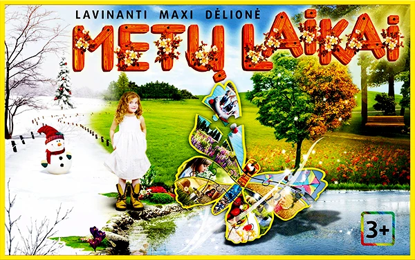 Lavinanti dėlionė Metų laikai, 60174