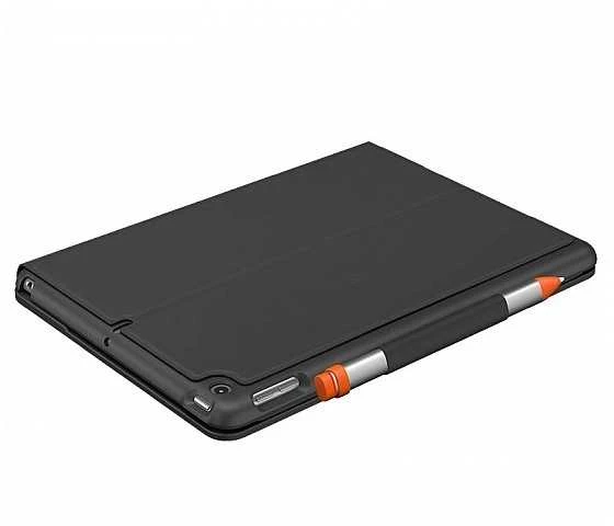 Logitech Slim Folio klaviatūros dėklas iPad, Pilkos spalvos