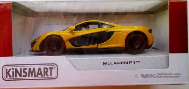 KiNSMART automobilis, McLaren P1, geltonas