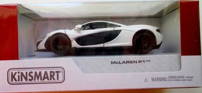 KiNSMART automobilis, McLaren P1, baltas