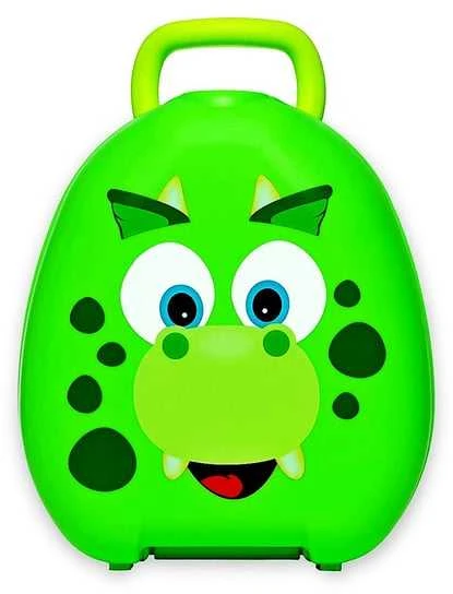 Mokomasis nešiojamas naktipuodis My Carry Potty, dinozauras, žalios spalvos