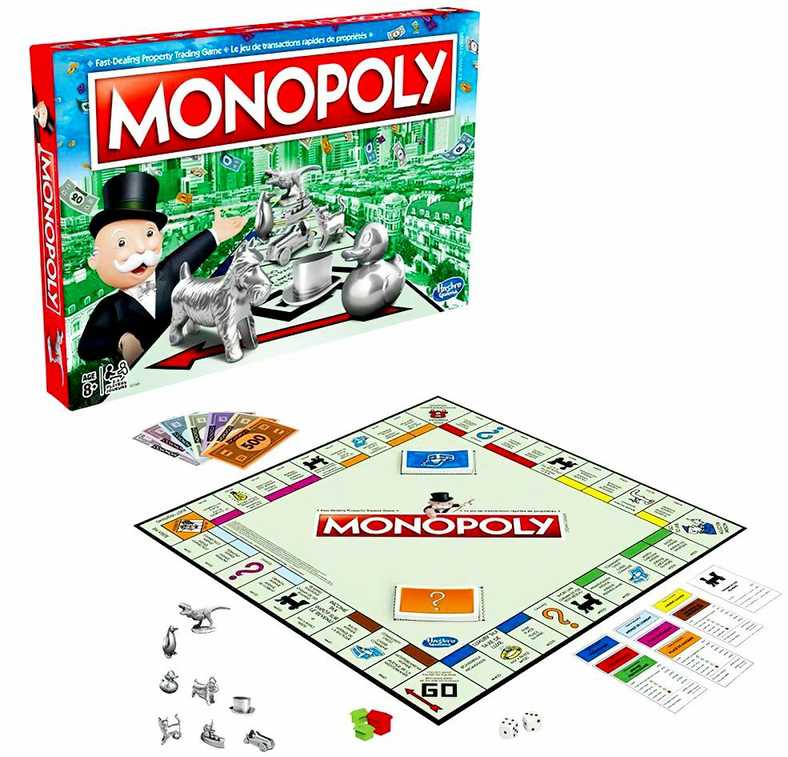 Hasbro stalo žaidimas MONOPOLY CLASSIC, C1009633 (lietuvių k.)