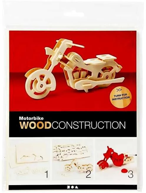 CREATIV 3 D medinis konstruktorius, MOTOCIKLAS