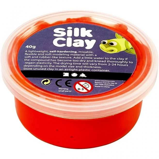 Šilkinis modelinas, oranžinis, 40 g