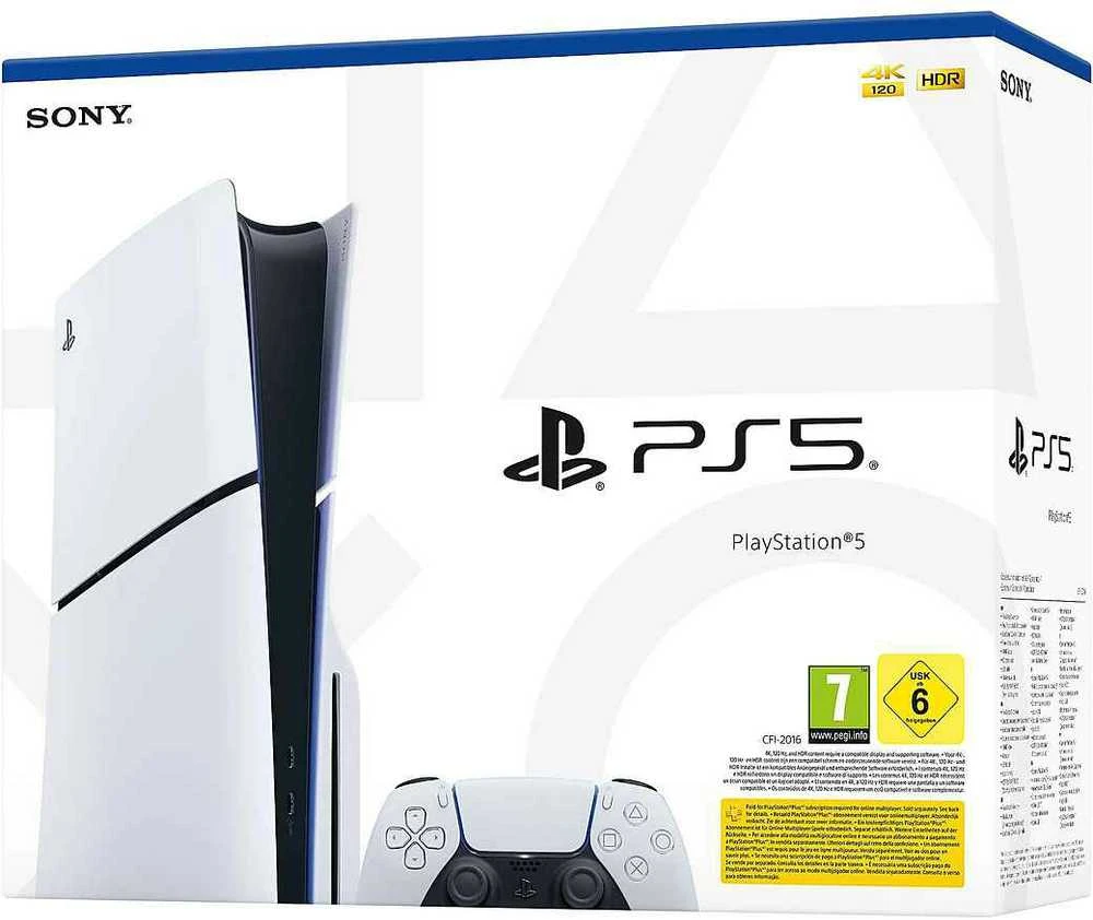 Sony PlayStation 5 SLIM žaidimų konsolė (1 TB SSD, Disc Drive)