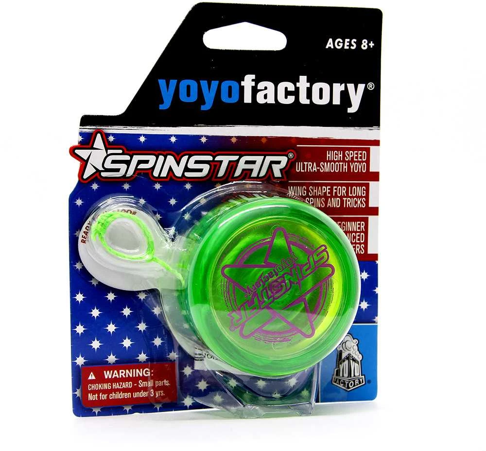 Yoyo Factory YoYo "Spinstar" skaidrus žalias, 8+