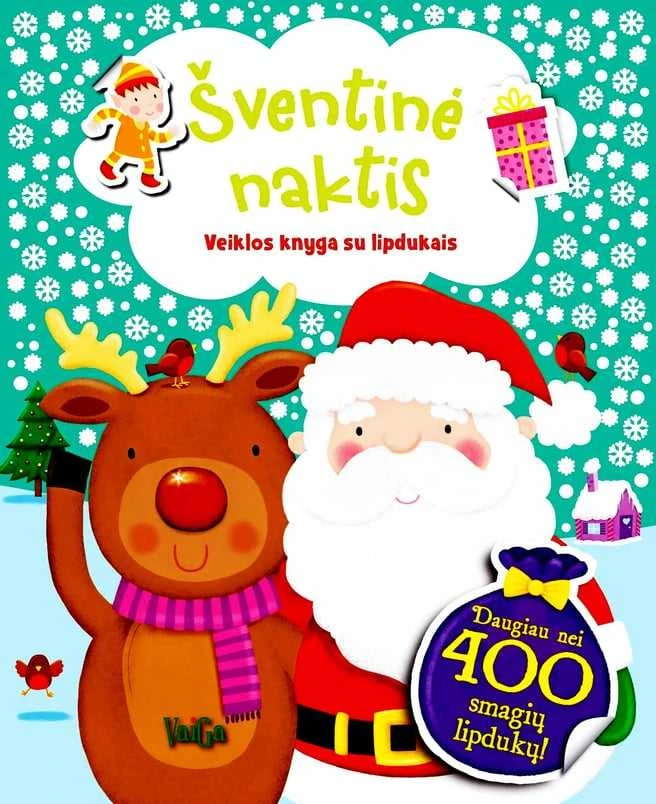 Šventinė naktis. Veiklos knyga su lipdukais