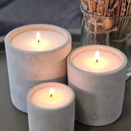 Candle ONERGY Baltas musk 100 ml