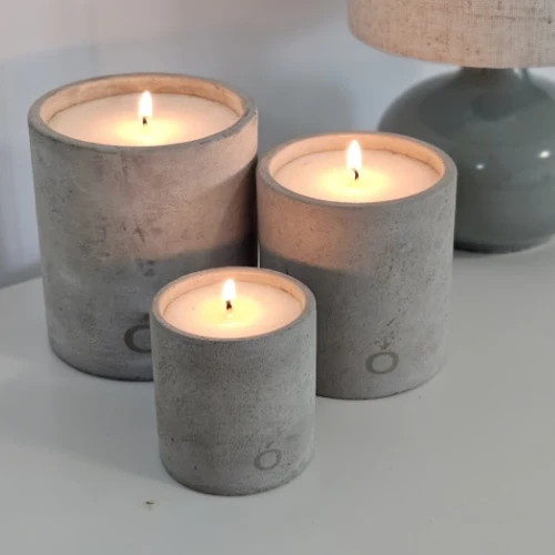 Candle ONERGY Baltas musk 250 ml