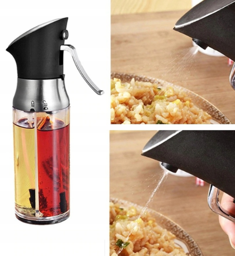 Winder Home Aliejaus ir acto purkštuvas 200 ml – 2 viename stiklinis dozatorius maisto gamybai