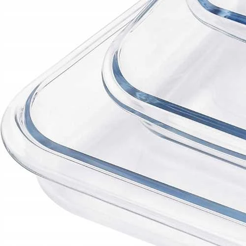 Winder Home Karščiui atspari stiklinė forma 1.6 L + silikoninės virtuvinės pirštinės