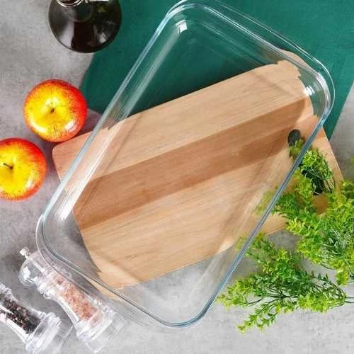 Winder Home Karščiui atspari stiklinė forma 1.6 L + silikoninės virtuvinės pirštinės