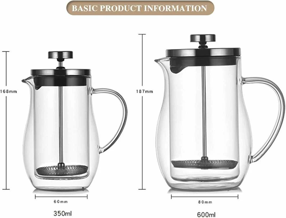 Winder Home Kavos presas TAN FRENCH PRESS 600 ml
