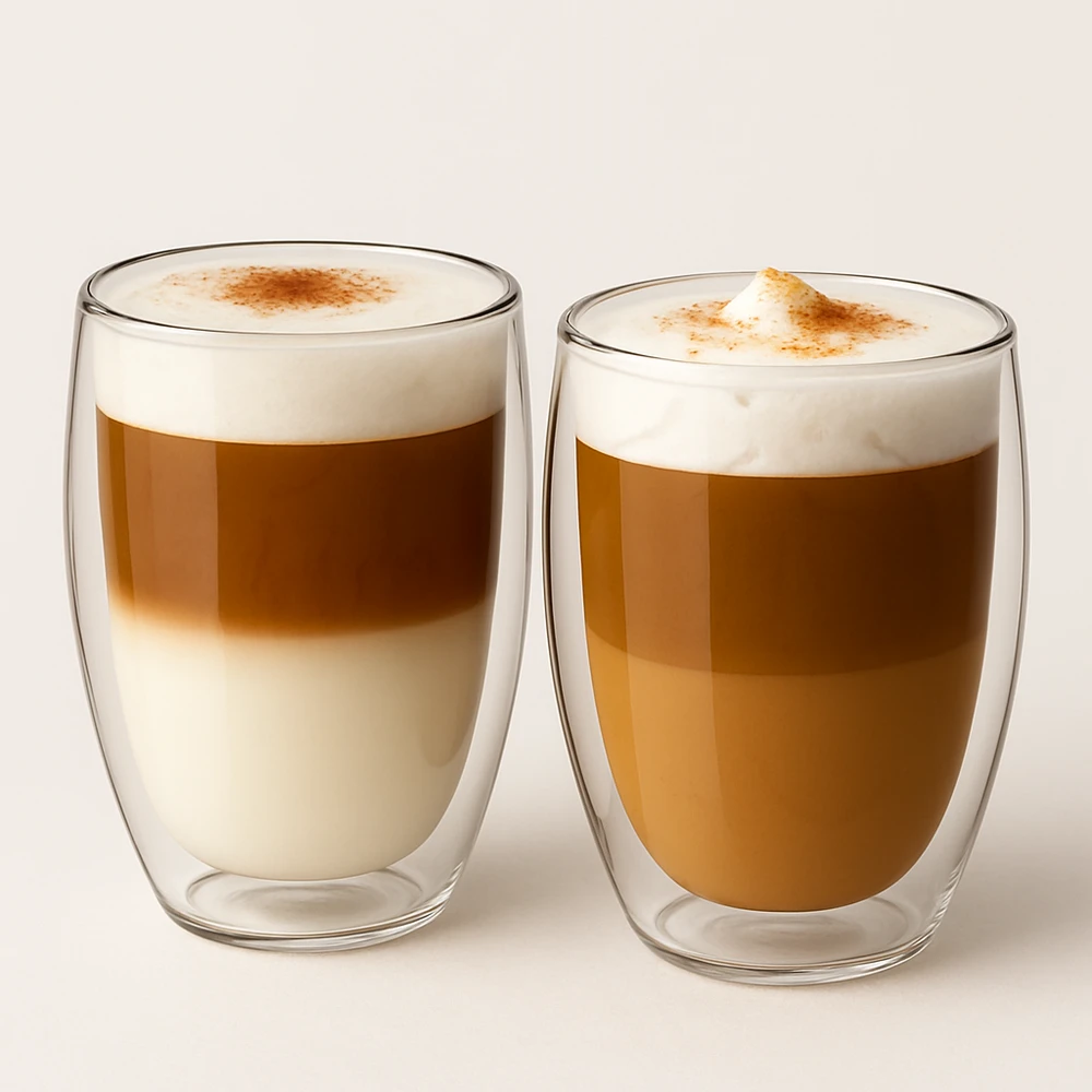 Winder Home Set: 2 Borosilicate Glass Cups 350 ml + French Press 350 ml with Bamboo Lid