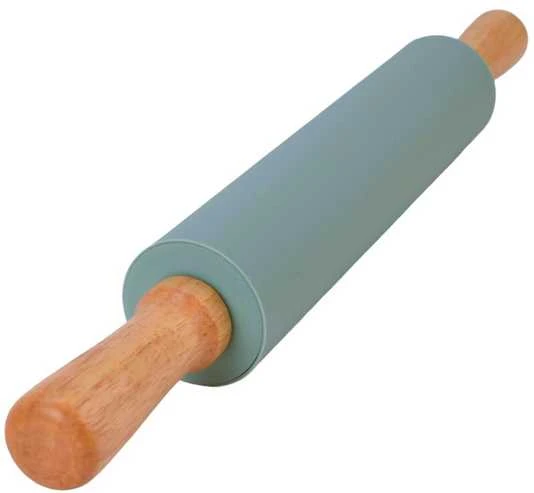 Winder Home Silikoninis tešlos kočėlas 43 cm – didelis, nelimpantis virtuvės įrankis, mėlynas