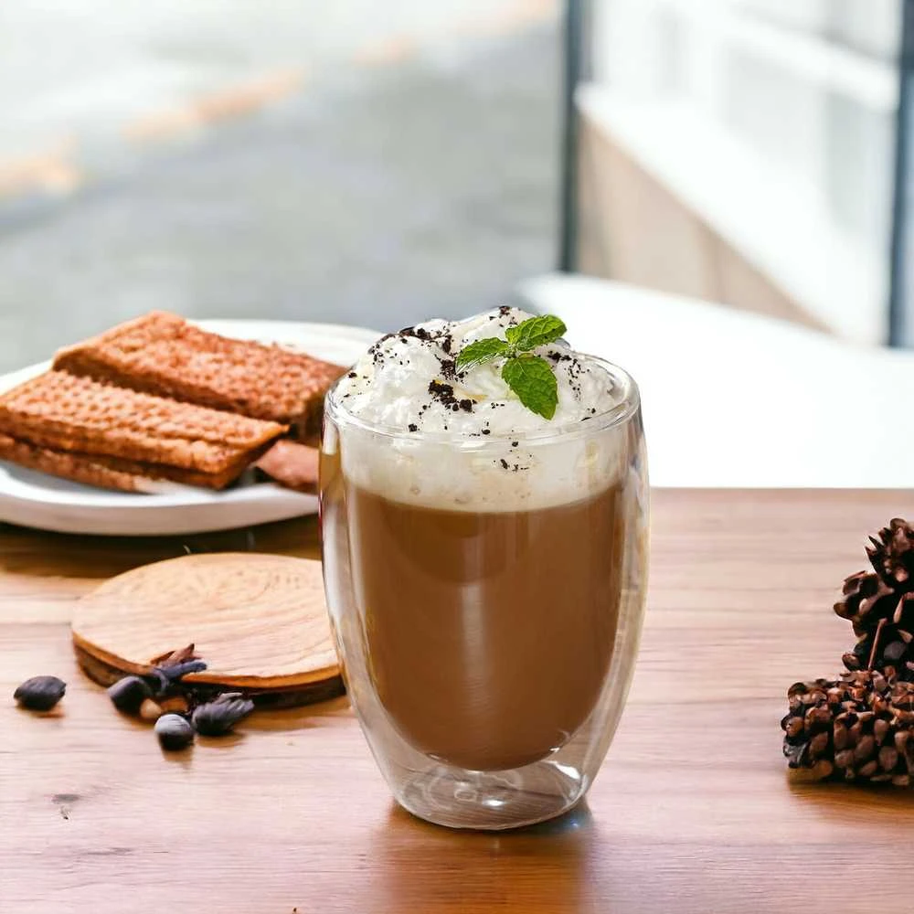 Winder Home Termo stiklinė 350 ml latte kavai su dvigubomis sienelėmis – 1 vnt.