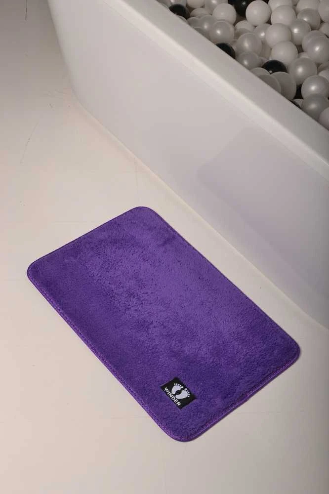 Winder Home Vonios kambario kilimėlis „Sweetness“ – violetinis, minkštas ir neslystantis, 50 × 80 cm
