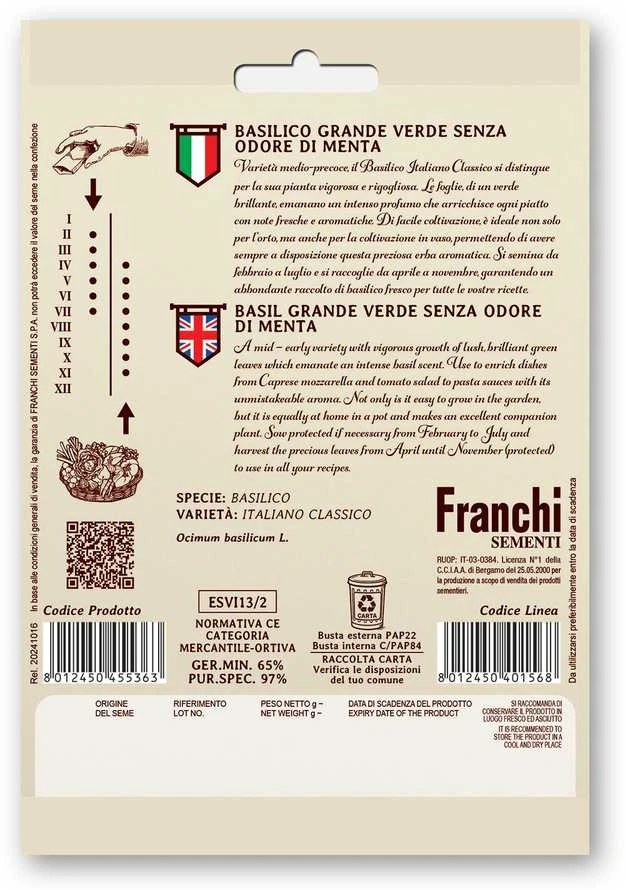 Bazilikai kvapieji ITALIANO CLASSICO