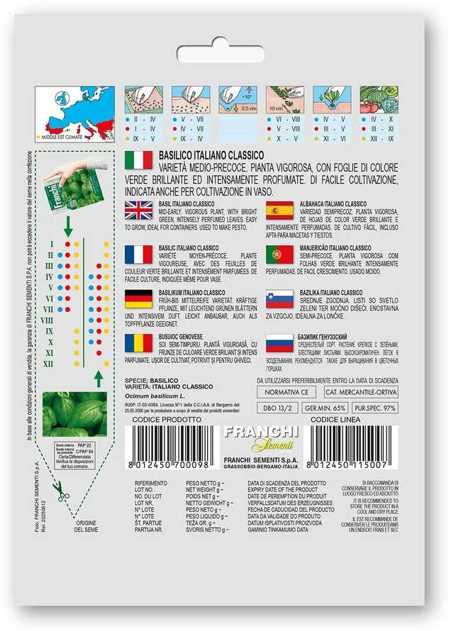 Bazilikai kvapieji ITALIANO CLASSICO