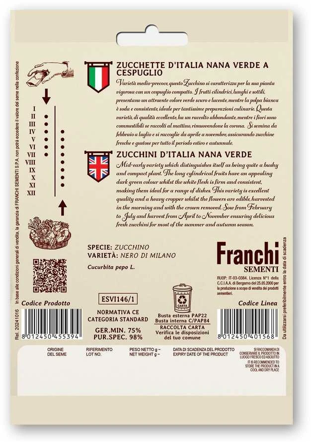 Cukinijos NERO DI MILANO
