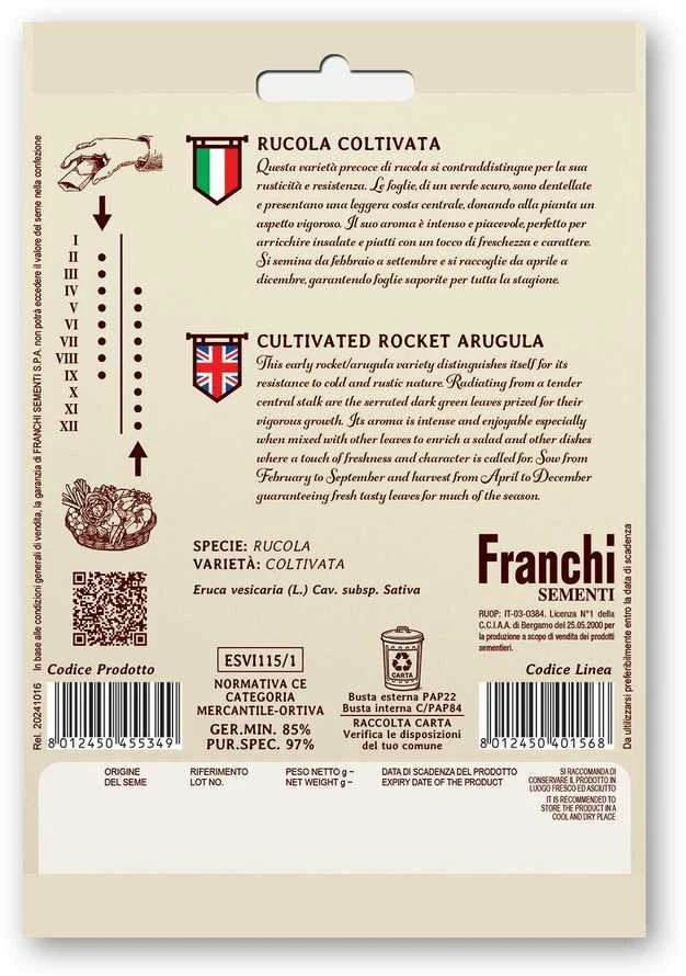 Sėjamosios gražgarstės (Rukola) COLTIVATA