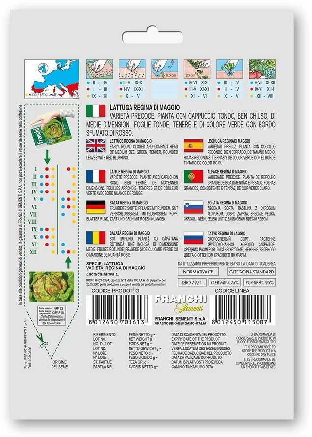 Salotos sėjamosios REGINA DI MAGGIO