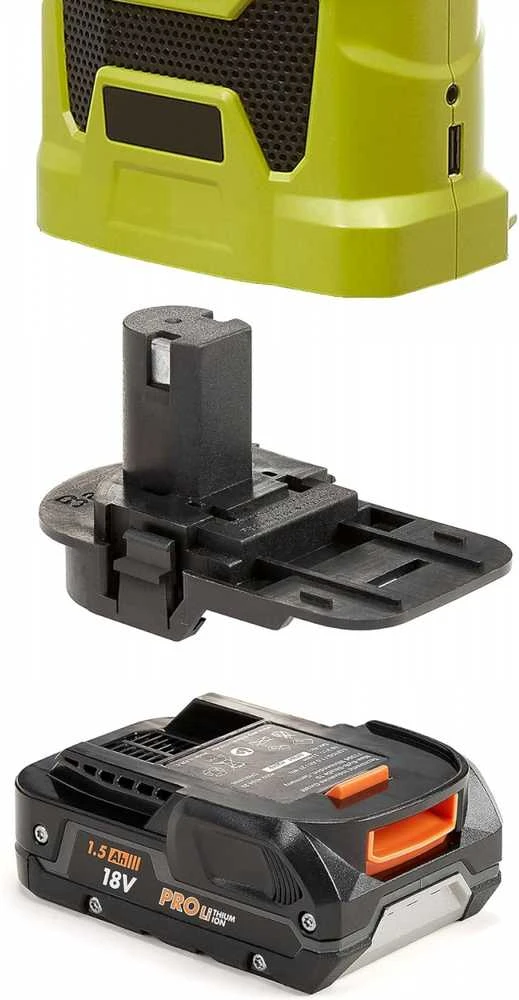 Akumuliatoriaus adapteris AEG akumuliatorius į Ryobi 18V įrankį, Badaptor BADAPTOR-AEG-RYO-BX – Naudokite esamus AEG akumuliatorius plačioje Ryobi ONE+ sodo ir remonto įrankių serijoje
