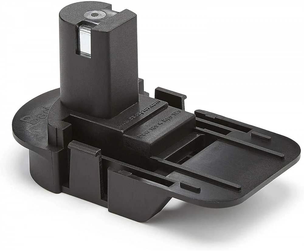 Akumuliatoriaus adapteris MILWAUKEE akumuliatorius į Ryobi 18V įrankį, Badaptor BADAPTOR-MIL-RYO-BX – Naudokite Milwaukee M18 akumuliatorių galią Ryobi 18V ONE+ sodo įrankiams valdyti